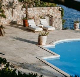 11 bedroom seafront villa with infinity pool near Budvar, sleeps 22